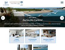 Tablet Screenshot of hotelmarine.com